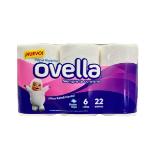 Papel Higiénico OVELLA 6 Rollos