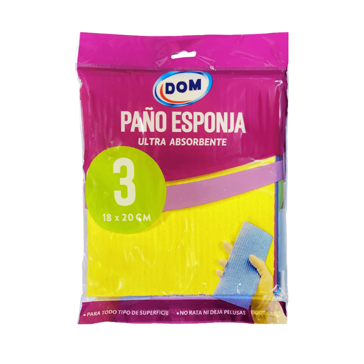 Paño Esponja DOM 3 U